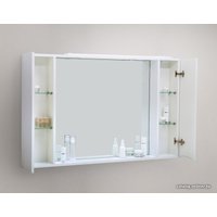  BelBagno Шкаф с зеркалом Marino-SPC-1000/750-2A-BL-P (bianco lucido)