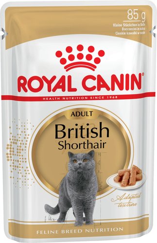 Royal Canin British Shorthair Adult (Британская короткошерстная) в соусе 85 г