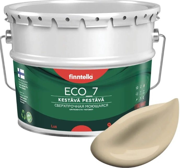 

Краска Finntella Eco 7 Toffee F-09-2-9-FL069 9 л (песочный)