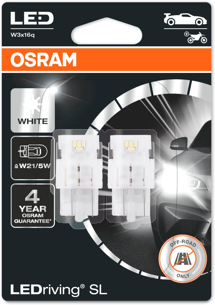 

Светодиодная лампа Osram LEDriving SL W21W/5W White 7515DWP-02B (блистер, 2 шт)