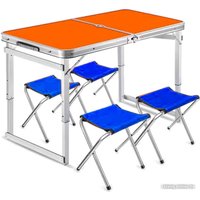 Стол со стульями Bison A-4-60*120-OR