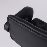 Стул с подлокотниками AksHome Elton (экокожа, черный/черный) в Бресте