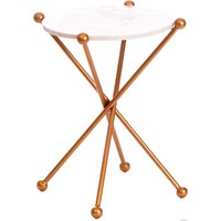 Журнальный столик Secret De Maison Trixy mod. 19993 (алюминиевый сплав/мрамор/золотой)