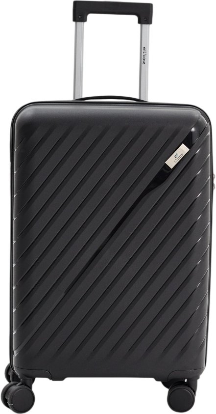 Чемодан-спиннер L'Case Basel 22 (S, черный)