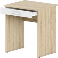 Стол Славянская столица Д-СП2 (дуб сонома/белый)