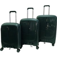 Чемодан-спиннер Mironpan 23107 (S, темно-зеленый)