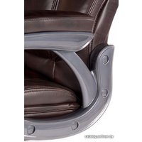 Офисное кресло Norden Medison H-1182-322 (серый/экокожа темно-коричневый)