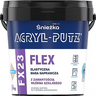 

Шпатлевка Sniezka Acryl-Putz FX23 Флекс 1.4 кг (белый)