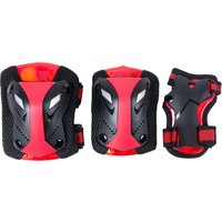 Комплект защиты Tech Team Safe Fit Kids 5.0 NN013900 (L, красный)