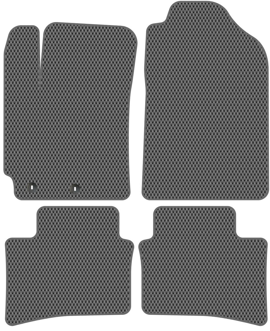 

Комплект ковриков для авто Alicosta Kia Rio IV (седан / FB) 2016 - Н.В. (серый, ромб)