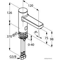 Смеситель Kludi Zenta 3820005