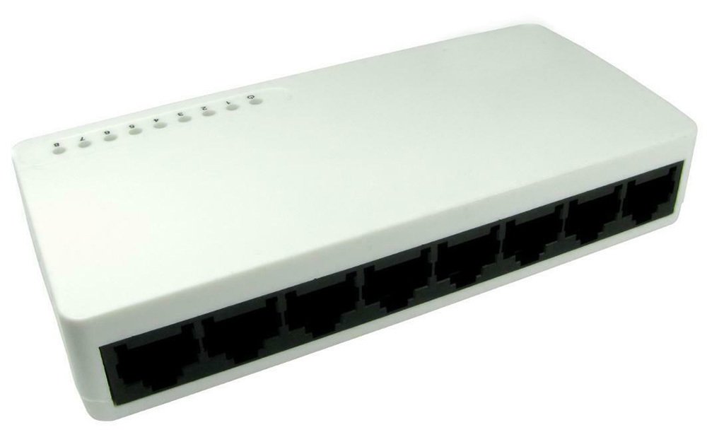 Неуправляемый коммутатор USBTOP 8x 10/100