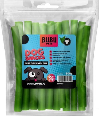 Лакомство для собак Bubu Pets Мятные трубочки с говядиной PS0108 (500 г)
