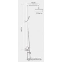 Душевая система  FRAP F2418