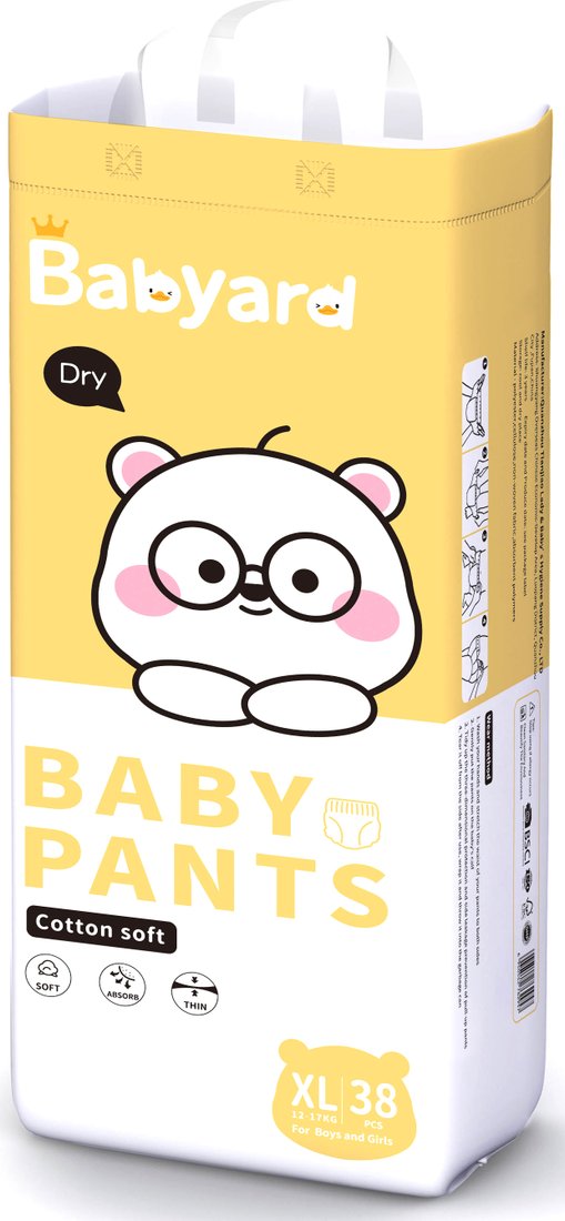 

Трусики-подгузники Babyard XL 12-17 кг (38 шт)