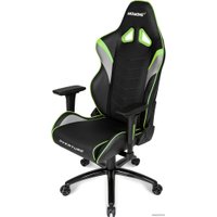 Игровое (геймерское) кресло AKRacing Overture (черный/зеленый)