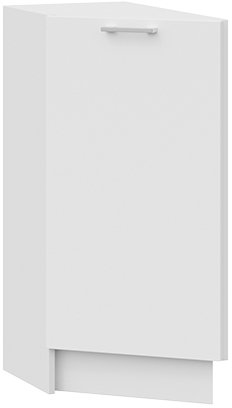 

Шкаф напольный Трия Габриэлла 1Н3Т (белый/сноу)