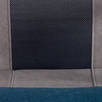 Офисное кресло TetChair Aviator флок/ткань (синий/серый/серый)