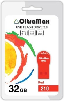 USB Flash OltraMax 210 32GB (красный) [OM-32GB-210-Red]
