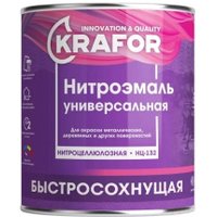 Эмаль Krafor НЦ-132 0.7 кг (красный)