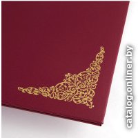 Папка адресная OfficeSpace Виньетка APbv_390/160237 (бордовый)