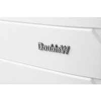 Чемодан-спиннер DoubleW YF-PP02 (M, белый)
