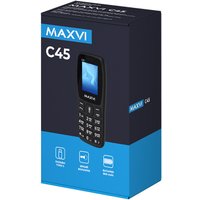Кнопочный телефон Maxvi C45 (синий) в Гродно