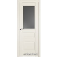 Межкомнатная дверь ProfilDoors 67U L 90x200 (магнолия сатинат/стекло графит)