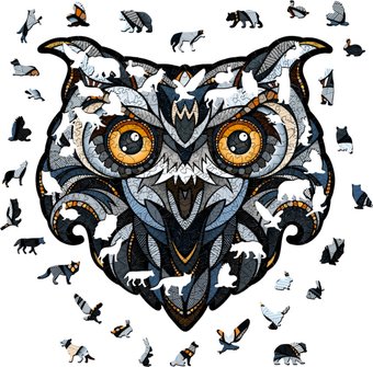 Пазл Eco-Wood-Art Филин (L)