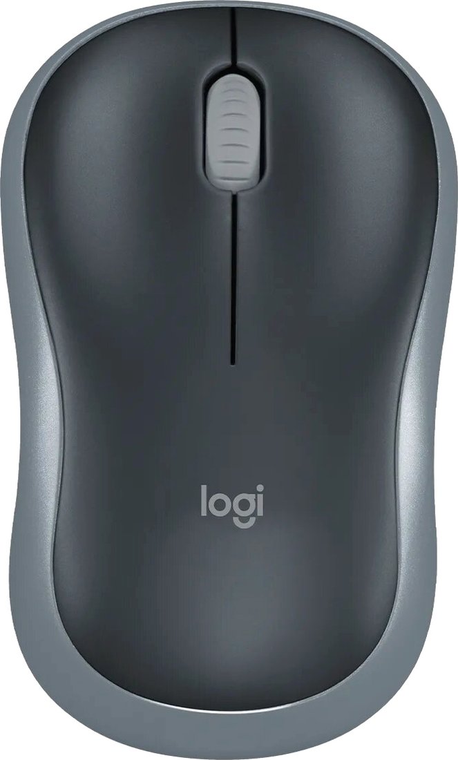 

Мышь Logitech M186 (черный/серый)