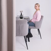 Кухонный стол ЭлиГард Solo 102x67 (мрамор неро маркина/черный)