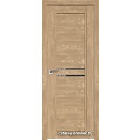 Межкомнатная дверь ProfilDoors 2.75XN R 70x200 (каштан натуральный, стекло дождь черный)