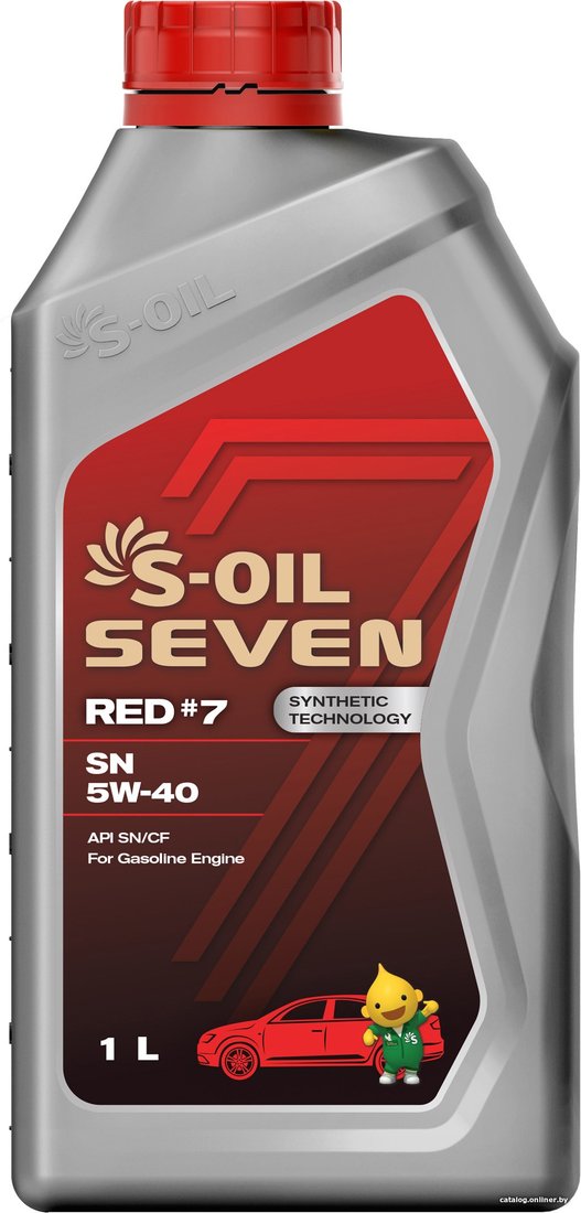 Моторное масло S-OIL SEVEN RED #7 SN 5W-40 1л