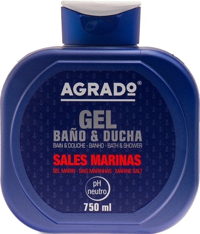 

Agrado Гель для душа Bath Gel Marine Salts 750 мл