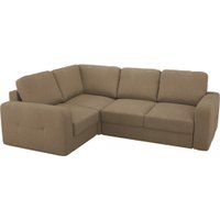 Угловой диван Mio Tesoro Aurora компл.2 левый (Velutto 03 коричневый)