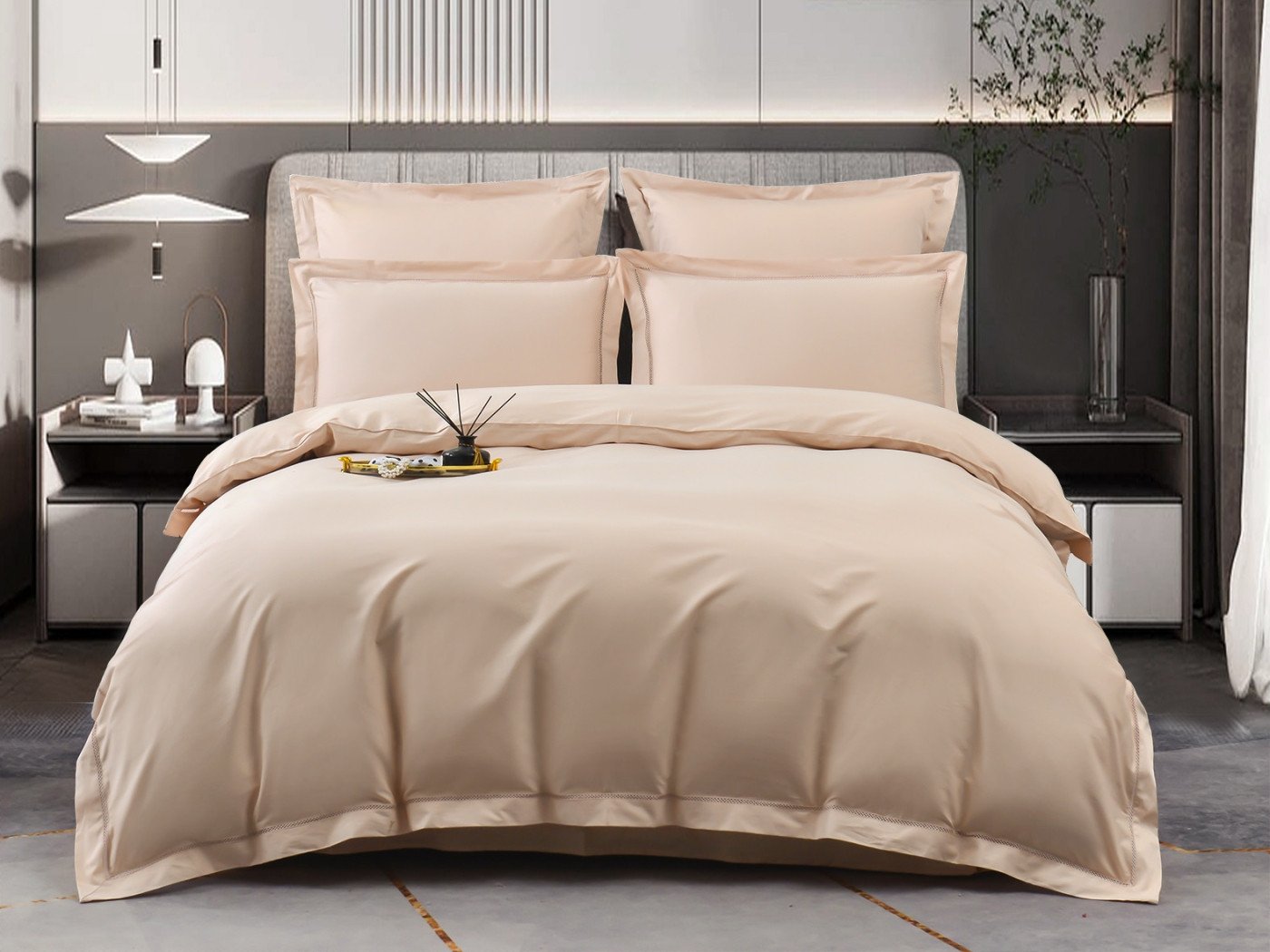 

Постельное белье Sofi De MarkO Изольда Евро 4н Евро-1014И (карамель)