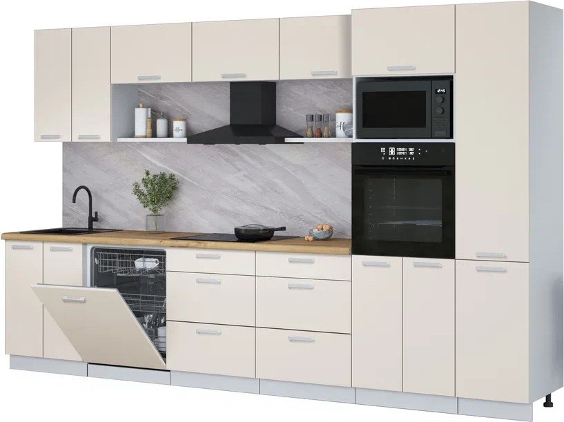 

Готовая кухня Интерлиния Мила Лайт 3.4-ПМ1 (персидский жемчуг/персидский жемчуг/дуб бунратти)