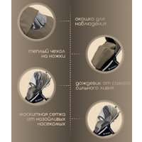 Универсальная коляска Bubago Gaudi (3 в 1, бежевый) в Барановичах