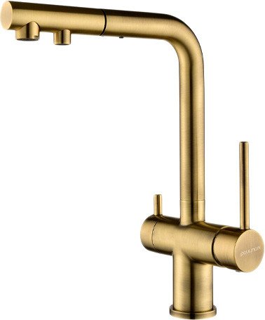 

Смеситель Paulmark Serpentine SE213222-BR (бронза)