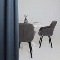 Кухонный стол Мамадома Ronaldo-120 раздвижной 120-160 (patagonoa bianco gloss premium cer/белый)
