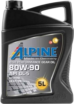 Трансмиссионное масло Alpine Gear Oil 80W-90 GL-5 5л