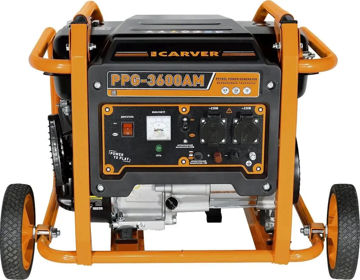 

Бензиновый генератор Carver PPG-3600AM