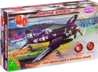 Сборная модель Bondibon Самолет Корсар №4 ВВ2550