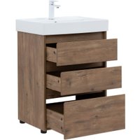 Aquanet Тумба под умывальник Nova Lite 60 302471 (дуб рустикальный)