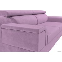 Диван Лига диванов Лига-003 117117 (микровельвет сиреневый)