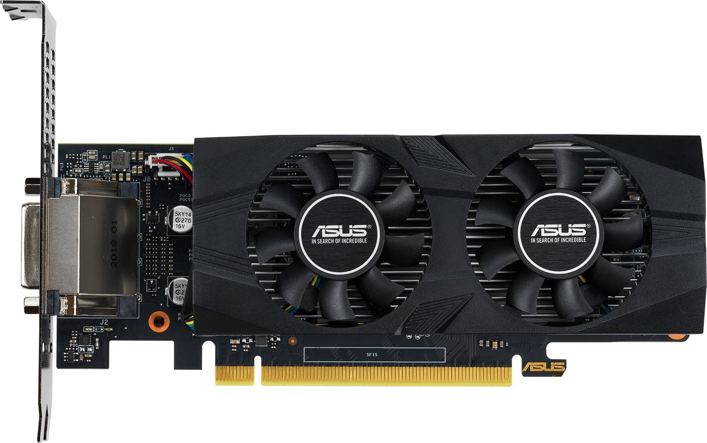 

Видеокарта ASUS GeForce GTX 1650 OC edition 4GB GDDR5 GTX1650-O4G-LP-BRK