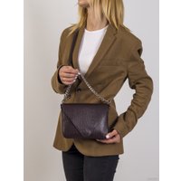 Женская сумка Souffle 253 2535010 (бордовый кайман эластичный)