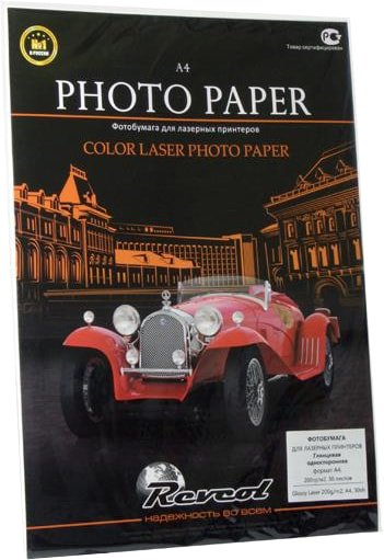 

Фотобумага Revcol Color Laser глянцевая двухсторонняя A4 128 г/м2 30 л 6159