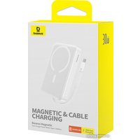 Внешний аккумулятор Baseus Magnetic Fast Charge Power Bank Type-C Edition 30W 10000mAh (белый)