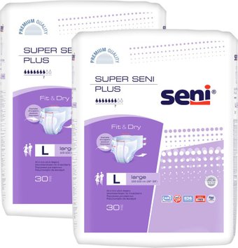 Seni Super Plus Large (2x30шт)